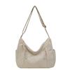 Bolsa tipo Dumpling con Textura de Alta Calidad, Versátil Bolso Grande de Hombro Cruzado con Múltiples Bolsillos, Adecuado para la Escuela y el Viaje Diario, Bolsa de Nylon para Uso Urbano