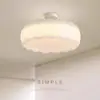 Lámpara infantil estilo crema, lámpara de dormitorio, luz de techo de proyección, conejito en forma de corazón de luz estelar acogedora y romántica, luminaria principal para dormitorio