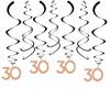 PVC ornamentos espirais idade decoração de festa de aniversário aniversário de casamento espiral, ornamentos de casamento adereços de casamento