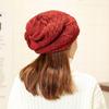 Calentador de Cuello de Doble Capa de Otoño e Invierno, Gorro de Lana para Dama a la Moda, Gorro Cálido para Exteriores, Protección Casual Versátil para el Cuello y Calidez