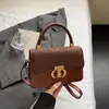 Bolso de Nicho Nuevo 2025 para Mujer, Moda Retro, Casual, Simple, Bolso de Hombro Cruzado, Bolso Cuadrado Pequeño de Alta Gama