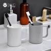 Sp molho Copo de Dente Copo de Enxaguante Bucal Doméstico Casal Simples Dormitório Estudantil Copo para Escova de Dentes Grande Capacidade Lavar Copo de Plástico