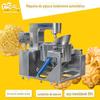 Máquina de Produção de Pipoca Automática Wok de Pipoca Bola Máquina de Processamento de Pipoca Sabor Creme