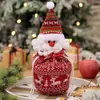 Novas Decorações de Natal Bolsa de Maçã Fofa de Tricô Bolsa de Maçã Desenho Animado Bolsa de Presente de Natal Bolsa de Presente Boneco de Neve