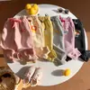 Calça Esportiva de Outono e Inverno para Meninos e Meninas, Calça Moletom Estampada Color Block para Crianças Pequenas e Médias, Calça Casual Infantil, Usável ao Ar Livre