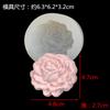 Molde de silicone para sabonete artesanal de flor de peônia, flor de lótus, flor rosa, mousse, sorvete, resina epóxi, gesso para aromaterapia.