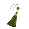 Marcador de página con borla de nudo chino antiguo de 7 cm, decoración para ropa, borla, accesorios DIY, venta al por mayor