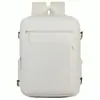 Nova mochila casual de moda simples para homens, com USB, bolsa de viagem leve de grande capacidade para laptop para mulheres