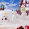 Nuevo Invierno Creativo Muñeco de Nieve Navideño Micro Paisaje Decoración para el Hogar Sala de Estar Paisajismo Navideño Adornos para Escritorio Coche