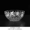 Tazón Redondo Pequeño para Hot Pot Té Agua Tamaño Grande Transparente Plástico Comercial Taza Tazón Restaurante Plato Giratorio Acrílico