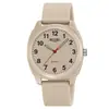 Reloj de Cuarzo Momentum Resistente al Agua 50m para Hombres y Mujeres, Esfera Grande Simple, Correa de Silicona, Reloj Deportivo para Estudiantes