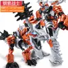 Coche de Juguete Modelo Transformable, Robot King Kong Grande, Dinosaurio Avispa, Figura de Acción Grimlock, Aleación Genuina para Niños y Niños