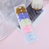 Grampo de Cabelo Europeu e Americano Transfronteiriço Cor de Doce Laço Grampo de Cabelo Clip para Cabelo Quebrado Menina Fofa Simples Versátil Acessórios de Cabelo