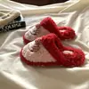 Sapatos Peludos Autênticos Hello Kitty Sanrio 2026 Outono/Inverno Novos Pantufas de Algodão de Alto Valor para Conforto em Casa