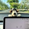 Boneco de pelúcia fofo para exibição de carro, decoração para casa, escritório, tela de computador, decoração criativa de aniversário