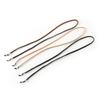 Corda para óculos em couro PU de alto padrão, não desbota, antiderrapante, cordão para óculos de esporte de 73cm, corda anti-queda, atacado