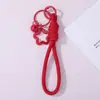 Cordão de Sino Estrela de Cinco Pontas Macaron Estilo Ins, Corda de Pulso Trançada Feminina, Acessório Fresco e Energético