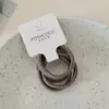 4 Piezas ~ Anillo para el Cabello de Seda Brillante Coreana de Alta Calidad, Bandas para el Cabello de Color Caramelo de Gama Alta, Cuerdas para el Cabello sin Costuras de Alta Elasticidad