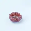 Pedrinhas de Cristal Natural Pedra Desmagnetizante de Lótus Tigela de Tesouro Armazenamento de Mesa para Oferenda a Buda Ornamentos Criativos de Resina Epóxi