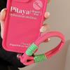 Cuerda tejida a mano de colores adecuada para la cadena colgante de la funda del teléfono móvil, cuerda para teléfono móvil, correa de muñeca portátil, cuerda portátil de color de contraste personalizada antipérdida