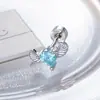 Novo Design de Nicho Hensen Coração Zircônia Asas de Anjo Luxo Acessível High-End Piercing de Cartilagem Unha do Osso da Orelha