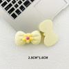 Flor Brillante de Cinco Pétalos Lazo Accesorios de Resina DIY Zapatos con Agujeros Flor para Zapatos Pegamento en Crema Carcasa para Teléfono Móvil Bolsa de Material para Horquilla
