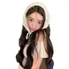Rojo Romántico Estilo Francés~ Bufanda Triangular de Punto Hueca para Mujer, Nuevo Modelo Primavera/Verano 2026, Pañuelo Multifuncional para Superponer