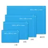 Entrega de fábrica DIY desktop anti-sujeira retangular rosa azul junta de silicone grande pequena mancha atacado