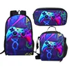 Mochila Escolar de Gran Capacidad, Lonchera, Estuche, Mochila para Estudiantes de Primaria 4º-6º Grado, Mochila Sencilla para Niños 17 pulgadas Generación D
