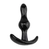 Plug anal tamanho pequeno dois grânulos sexy móveis plug anal plug crisântemo macio silicone masturbação equipamentos adulto produtos do sexo fábrica