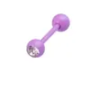 Barra para piercing de cuerpo humano transfronteriza, piercing acrílico para la lengua, acero inoxidable, joyería de Halloween, adornos perforados para la lengua al por mayor