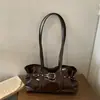 Coleção Outono 2026: Bolsa Tote Brilhante com Rebites, Bolsa de Ombro, Bolsa de Mão Versátil para o Dia a Dia, Bolsa Feminina no Atacado