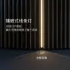 Lámpara de línea LED ranura de aluminio triangular sala de estar sin lámpara principal ranura para lámpara ranura para lámpara de inducción de armario ranura para lámpara de gabinete perfil triangular