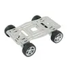 Chasis tipo rueda de metal para coche pequeño tracción a las cuatro ruedas eléctrica diferencial motor de competición de diseño electrónico Copa TI 15 cm