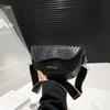 Bolso Cruzado de Hombro Único para Mujer, con Textura, Patrón Tejido Retro Personalizado de Moda 2025, Gran Capacidad