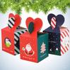 Versión coreana de decoraciones navideñas Caja de manzana navideña Nochebuena Caja de embalaje de fruta navideña Cartón de dulces al por mayor