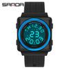 Relógio Eletrônico SANDA SANDA Masculino Fashionável Luminoso À Prova D'água Especial para Estudantes Forças Especiais Juventude Esportes Relógio Multifuncional