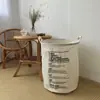 Cesto de roupa suja moderno, lixeira para roupa suja, cesta de armazenamento popular, cesto de roupa suja dobrável para casa, bolsa de armazenamento para dormitório estudantil