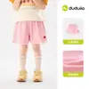 Novos Shorts de Verão da Dudu para Meninas, Roupa Casual de Verão para Bebês Meninas, Calças de Cinco Pontos Estilosas para Meninas