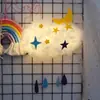 Lámpara de nube Kit DIY luz nocturna paquete de material de algodón decoraciones hechas a mano Día del Niño regalo de graduación cumpleaños para novia