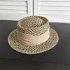 Sombrero de Paja con Cinta Festiva Estilo Francés 2026 para Mujer, Primavera, Verano, Otoño, Versátil Retro Protección Solar Estilo Old Money Pequeño Regalo