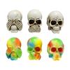 Oferta Especial Clip de Resina de Calavera Colorida para Aromaterapia, Clip Personalizado de Cabeza de Fantasma para Fragancia, Accesorio de Clip de Ventilación de Aire para Coche