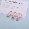Llavero Especial con Forma de Perro Recubierto de Pintura de Colores para Manualidades Hechas a Mano, Accesorios Colgantes para Bolsos de Muñecas, Materiales Pequeños