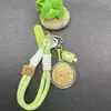 Nuevo Estilo Moneda de la Suerte de Oro 999 Moneda Redonda Gato de la Suerte Cadena para Teléfono Llavero Colgante para Bolso Correa Regalo