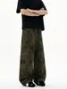 Muxi Ropa Estilo Americano Moderno High-Street Exterior Estampado de Camuflaje Pantalones Cargo para Hombre Sueltos Paracaidista Pantalones Casuales