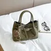 Bolsa de Trabalho Retro Simples de Ombro Bolsa de Mão de Nicho Bolsa Feminina Grande Capacidade Camurça Inverno Bolsa Tote Feminina