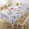 Toalha de mesa de PVC à prova d'água à prova de óleo descartável para casa, barraca de celebridade da internet, pano para mesa de estudante, mesa de jantar, toalha de mesa para mesa de centro, tapete de mesa