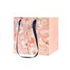 Bolso Ramo Bolsa de Regalo Cuadrada Engrosada Estilo Ins de Alta Gama Embalaje de Flores Pintura al Óleo Bolsa Abrazo Listo para la Venta