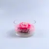 Vela Perfumada de Vidrio Transfronteriza Forma de Rosa Cera de Soja Día de San Valentín Día de la Madre Vela de Recuerdo Aromaterapia