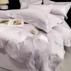 Conjunto de Roupa de Cama Premium de Algodão Longo Xinjiang Grau A, Quatro Peças, 100% Algodão Puro, Roupa de Dormir de Luxo para Dormir Nu, Roupa de Cama 4